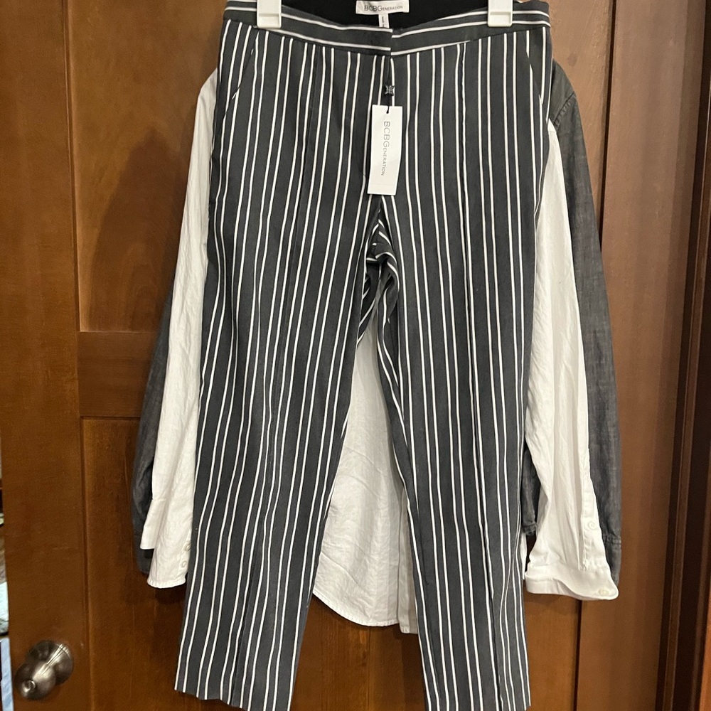 Striped Gray Pants